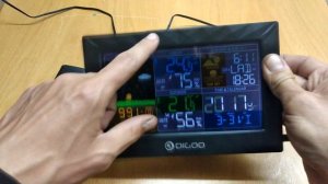 Домашняя метеостанция DIGOO DG-TH8988 с внешним радио датчиком