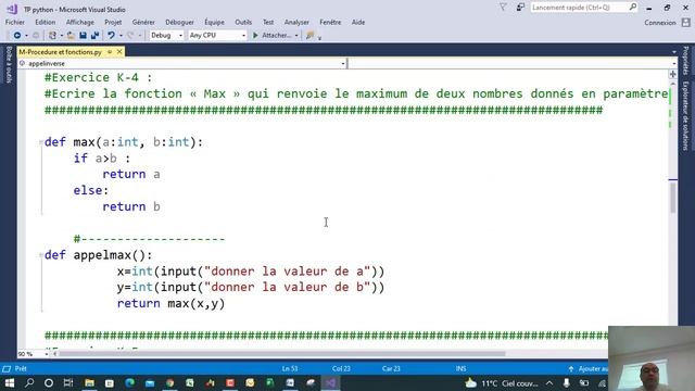 #PYTHON cours 9 : LES #FONCTIONS смотреть онлайн