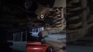 Замена задних пружин MB W203