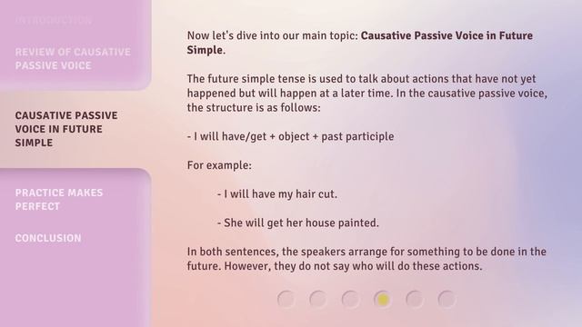 Understanding the Future Simple in Causative Passive Voice смотреть онлайн