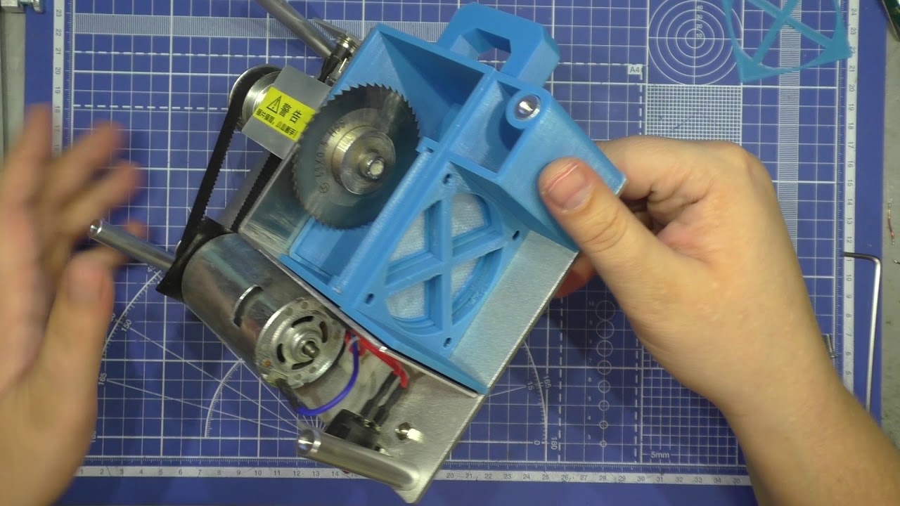 Напечатанный лоток для минициркулярки смотреть онлайн