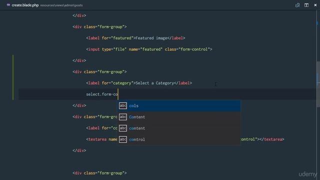 Udemy best laravel - 031 Displaying Categories in form смотреть онлайн