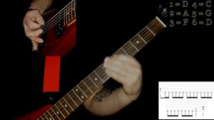 Asphyx - Deathhammer (guitar cover playthrough tab)