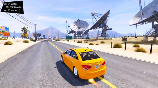 2015 Chevrolet Cruze LTZ Sedan - GTA V 2160p / ? 4K ENB / 60FPS ? _REVIEW смотреть онлайн