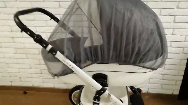 Москитная сетка на коляску Ok Style большая Серый смотреть онлайн