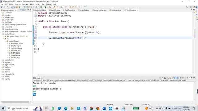 How to take input from User/keyboard | Getting Keyboard Input - Java | tutorial #5 смотреть онлайн