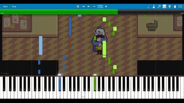 Beginning - Deltarune (Undertale Series) [Synthesia Piano Tutorial] смотреть онлайн