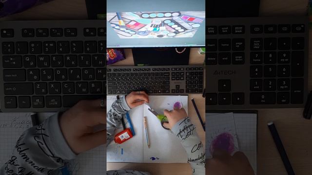 делаем лак из бумаги 😨 смотреть онлайн