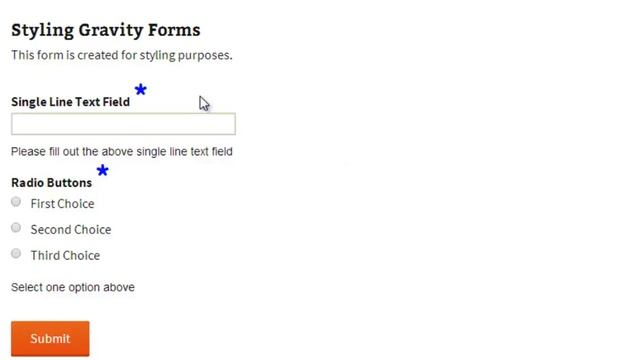 Gravity Forms Tutorial - How to format the required field asterisk смотреть онлайн