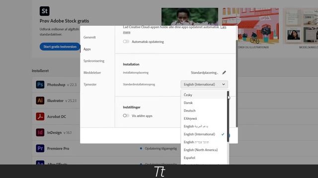 How to Change Language in Adobe Creative Cloud смотреть онлайн