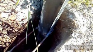 Правильная заливка столбов для калитки