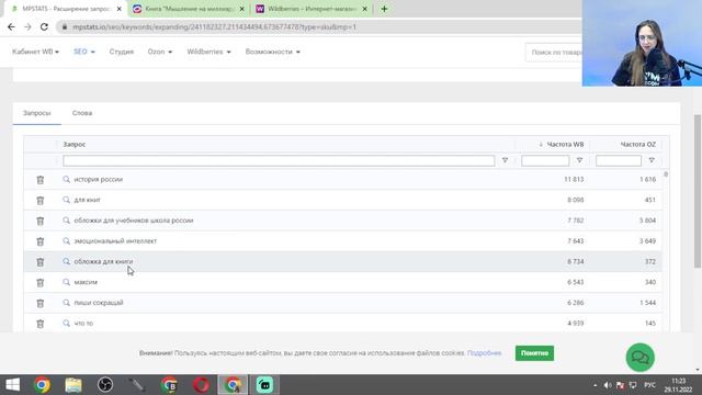 Обзор сервиса аналитики маркетплейсов MPstats | СЕО оптимизация карточки товара с помощью MPSTATS