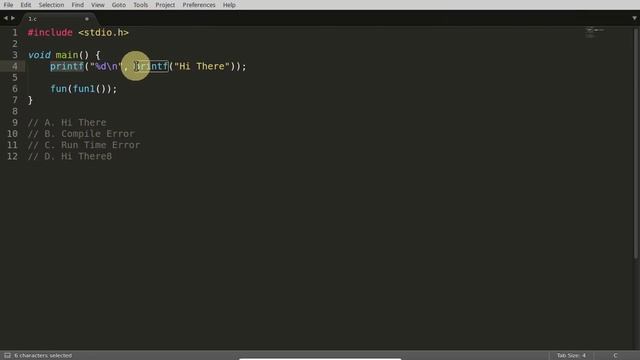 What printf returns after printing? | C Programming | C MCQ #1 смотреть онлайн