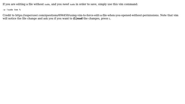 Ubuntu: How to edit read-only file in /etc? смотреть онлайн