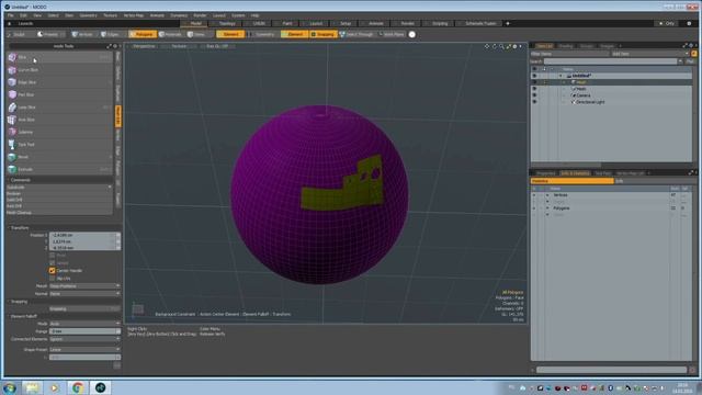 Эмиграция в Modo из 3D MAX. Инструменты закладки Topology. смотреть онлайн