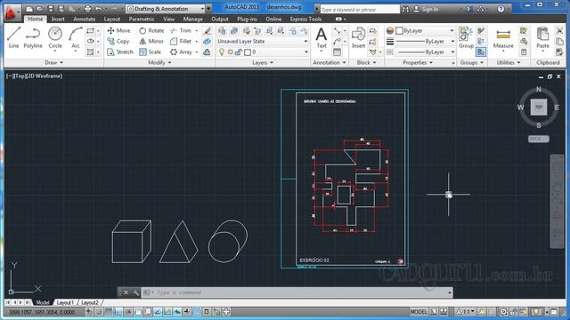 Curso AutoCAD 2013 Básico para Desenho Mecânico - Apresentação e história do AutoCAD - Aula 1.1 смотреть онлайн
