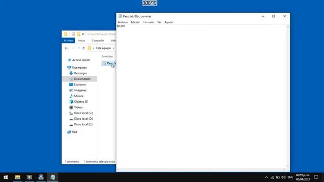 Captura el peso de Bascula en Archivo Plano TXT смотреть онлайн