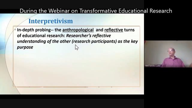 Webinar on Transformative Educational Research [Thursday, April 16, 2020, 3.00 pm- 5.00 pm] смотреть онлайн