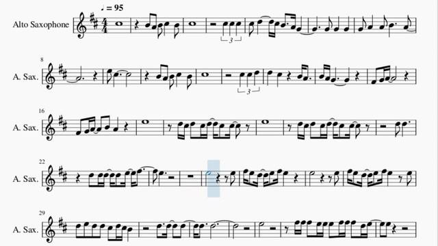 Alto Sax Sheet Music: How to play Spiritual High by Moodswings смотреть онлайн