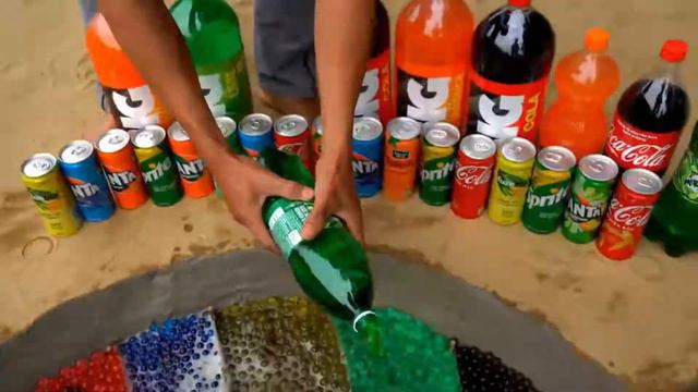 Satisfying Video l How To Make Orbeez Rainbow Fish with Among Us, Orbeez, Mentos, Coca Cola, Fanta смотреть онлайн