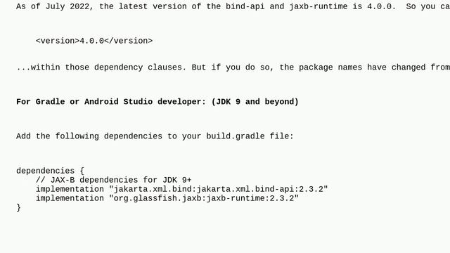 How to resolve java.lang.NoClassDefFoundError: javax/xml/bind/JAXBException смотреть онлайн