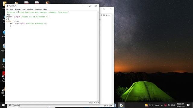 Python Program To Find Smallest and Largest Element From List смотреть онлайн