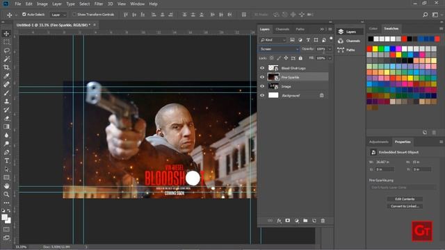 Movie Poster in Adobe Photoshop Urdu / Hindi Tutorial 11 смотреть онлайн