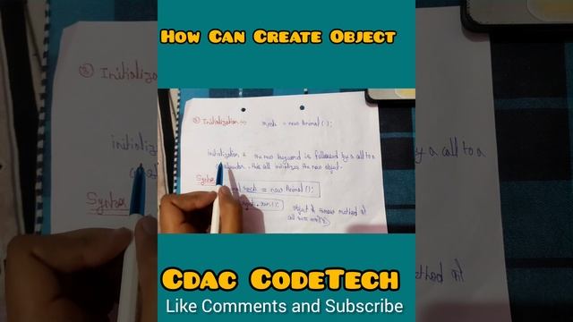 How Can Create Object ? |Vivek Singh | CodeTech | CDAC| Java смотреть онлайн