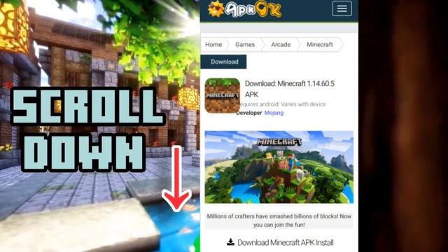Download Minecraft PE Free For Android 1.17 Latest Version | Minecraft PE Download 2021 | Space Sou смотреть онлайн