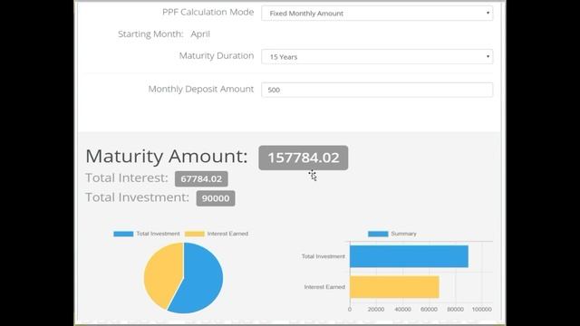 Public Provident Fund - PPF Account intereste rate calculator // PPF account details with example смотреть онлайн