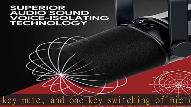 FDUCE SL40 Vocal Dynamic Podcast Microphone for Podcasting, Gaming, Live Streaming & Recording, Bui смотреть онлайн