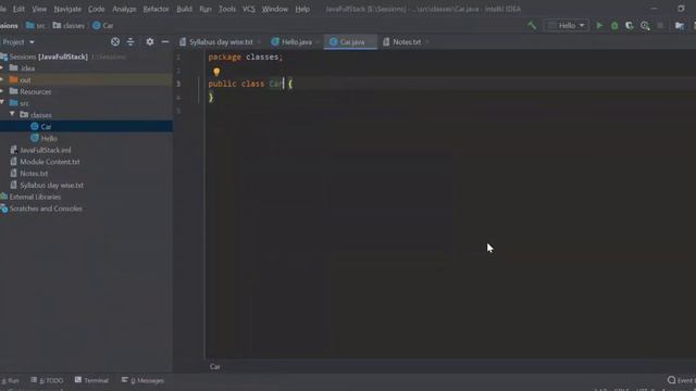 Core Java - Class смотреть онлайн