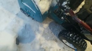 Подогрев раструба снегоуборщика