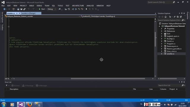 C# Adisyon 1. Bölüm | C# Adisyon Programı смотреть онлайн
