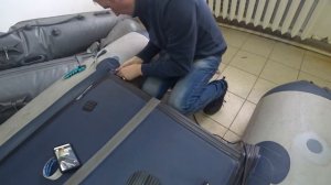 Усиление (бронирование) лодки ПВХ, эконом вариант, своими руками.DIY #усилениелодки, #Лодкапвх, #ПВ