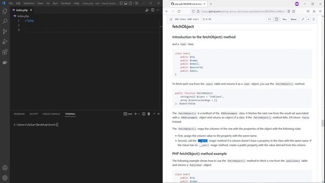 آموزش MySQL در PHP - Fetch Object смотреть онлайн