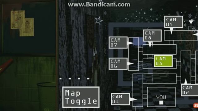 Несколько мест на камере в (части 3 ) где находится Спрингтрап