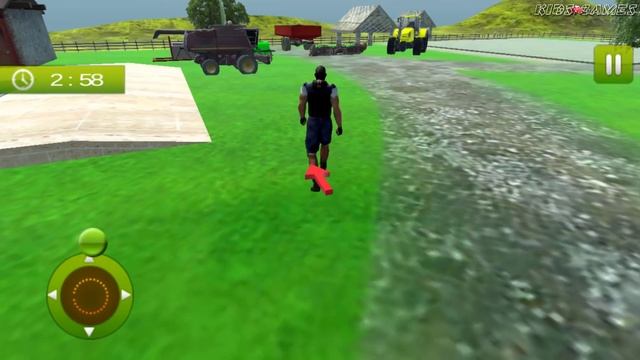 Real Tractor Farming Simulator - New Android GamePlay смотреть онлайн