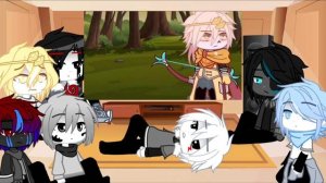 Depressive Ink reacts to original // Undertale Au // Gacha Club // Lazy //