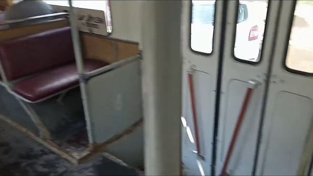 Дождливая поездка на ЗиУ 682В №82 по 4 маршруту. смотреть онлайн