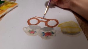 Басик рисует натюрморт!