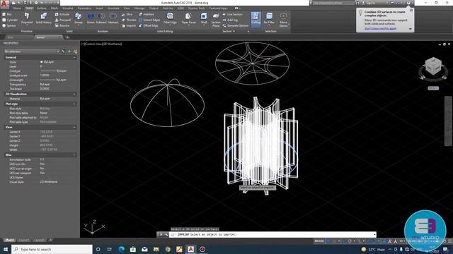 Creating Dome Interior Border in AUTOCAD PART 1 смотреть онлайн