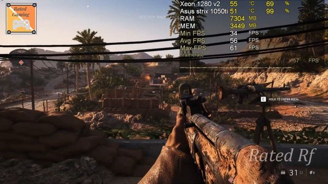 Battlefield 5 (BF V) | Asus Rog Strix - GTX 1050 Ti | Xeon E3 1280v2 | 1080p- 900p- 720p Benchmarks смотреть онлайн