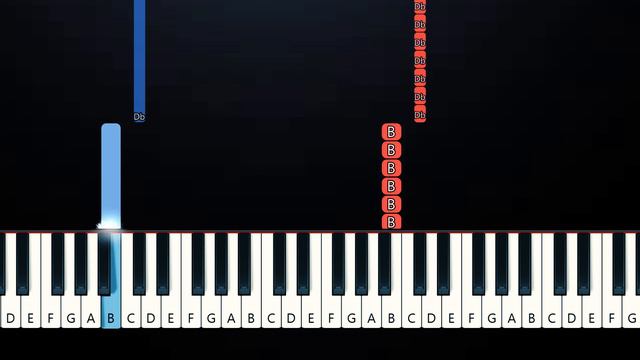 Among Us - Seek - Among Us Hide n Seek Song (SLOW EASY PIANO TUTORIAL) смотреть онлайн