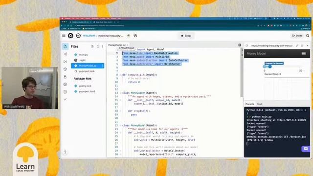 Build an Agent-Based Simulation with Mesa смотреть онлайн