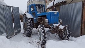 Трактор Т 40 АМ.Как Еще возможно завести Трактор Т40 4х4  зимой С Градусам -18