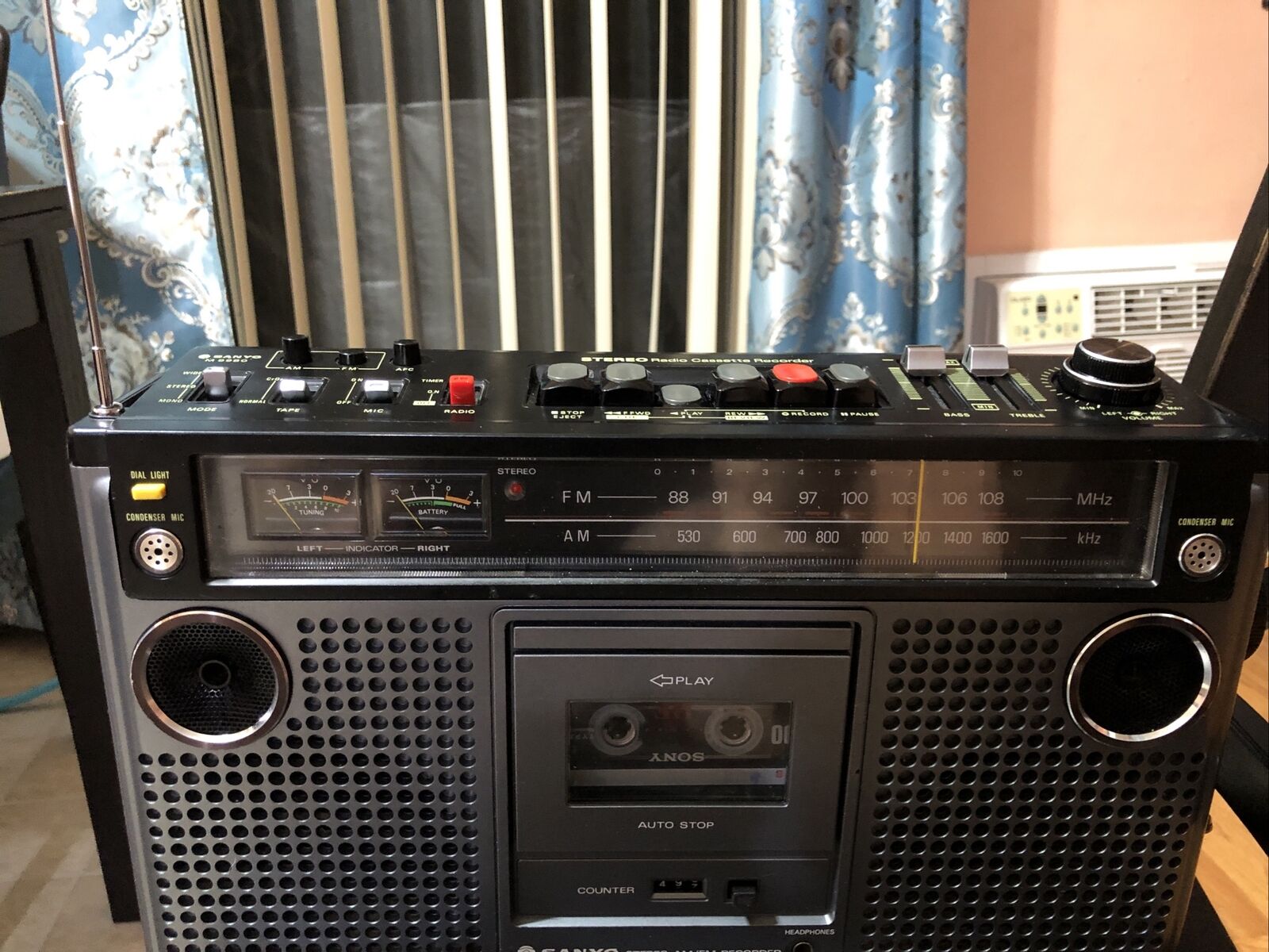 Boombox Sanyo M9980 Retro 1973 ГОД выпуска -ЯПОНИЯ