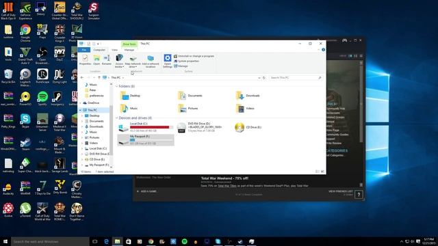 Rome Total War "Windows 10 Black Screen Crash" FIXED смотреть онлайн