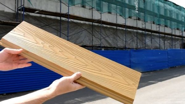 Фасадная панель из ДПК UnoDeck Albero от RusDecking