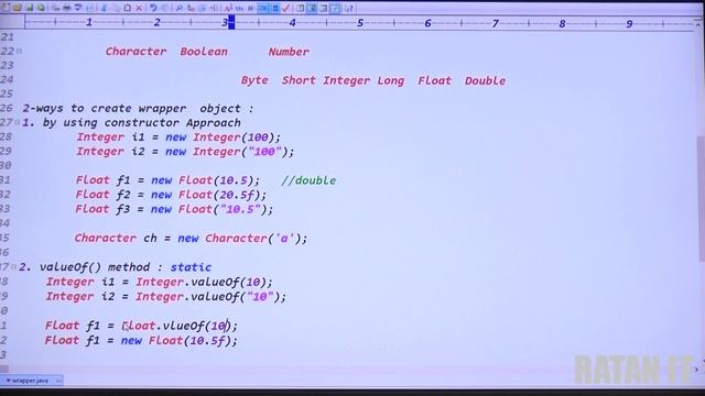 Core java Tutorial || Wrapper Classes || video-1 || Wrapper Object Creation || BY Ratan Sir смотреть онлайн